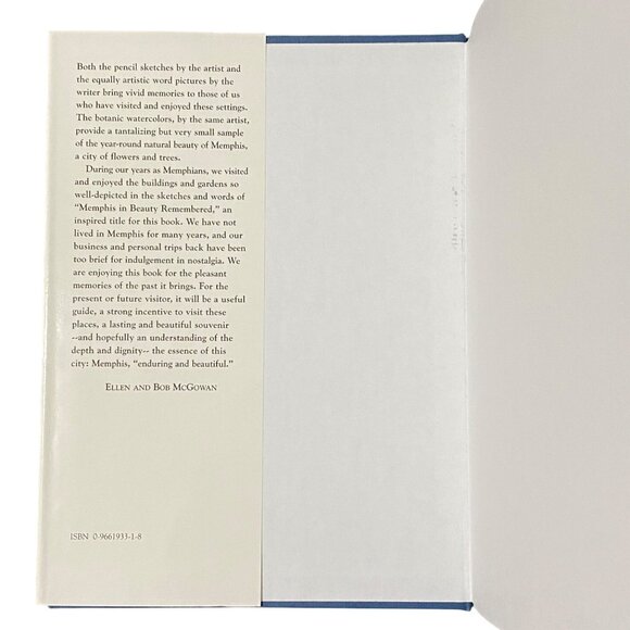 Memphis in Beauty Remembered Mueller Odle Hardcover Book Tennessee USA - Picture 3 of 9